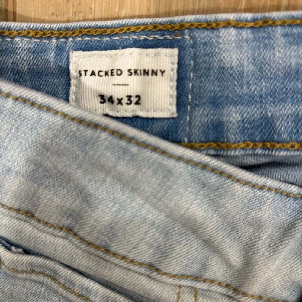 PacSun Light Blue Men's Skinny Jeans - Picture 3 of 6